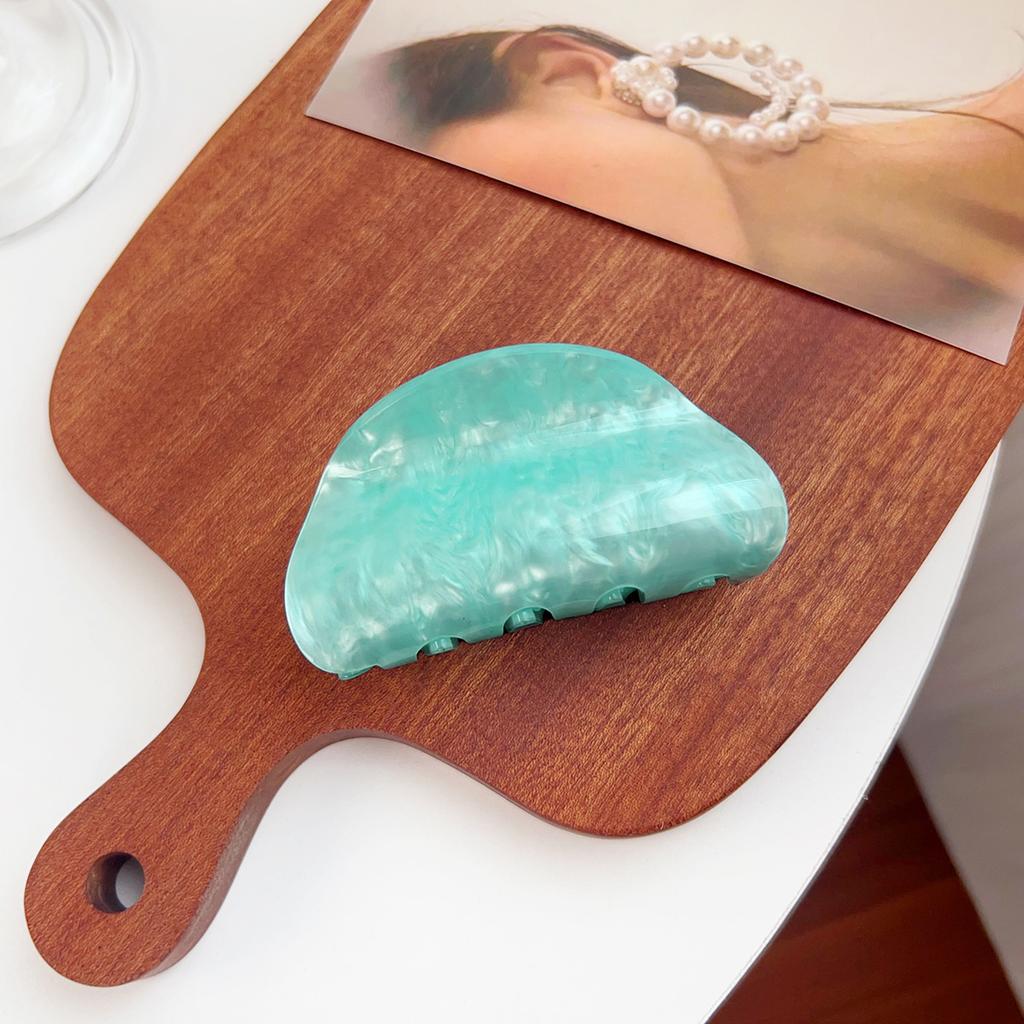 Korean Acrylic Hair Clip for Women Marble Texture Hair Claws Clips Trendy Girl Hairpin Korean Hair Accessories Headwear