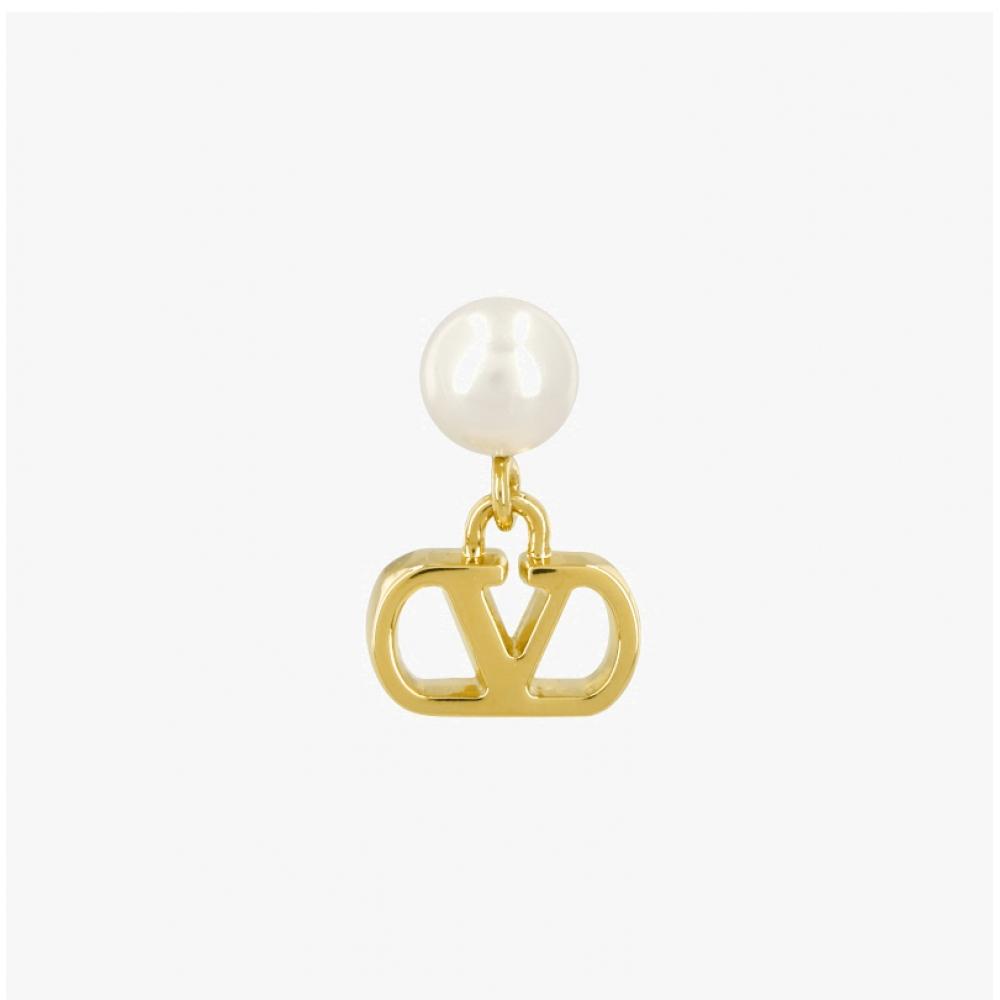 Valentino GaraVani V Logo Pearl Earrings J0x81 Dhc R5g