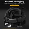 Outdoor Sports Glasses Transparent Lens Airsoft Paintball Goggles with Micro Fan Scratch-resistant Safety Eyewear for Hunting