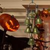 Wisiorek Dzwonek Wiatrowy Wiccański Dzwonek Wiatrowy Dzwonki Czarownicy do Ochrony Klamki Zestaw Retro Wiszący Dzwonek Wiatrowy Wiccański Dzwonek Halloween