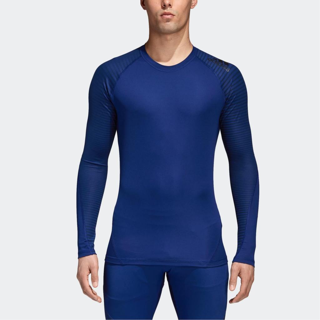 Adidas Ask Spr Teels Casual Sports Long Sleeve T-Shirt Men Tops Blue CD7203