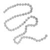 1Yard Round Flower Crystal Rhinestone Chain Sewing Decor Silver
