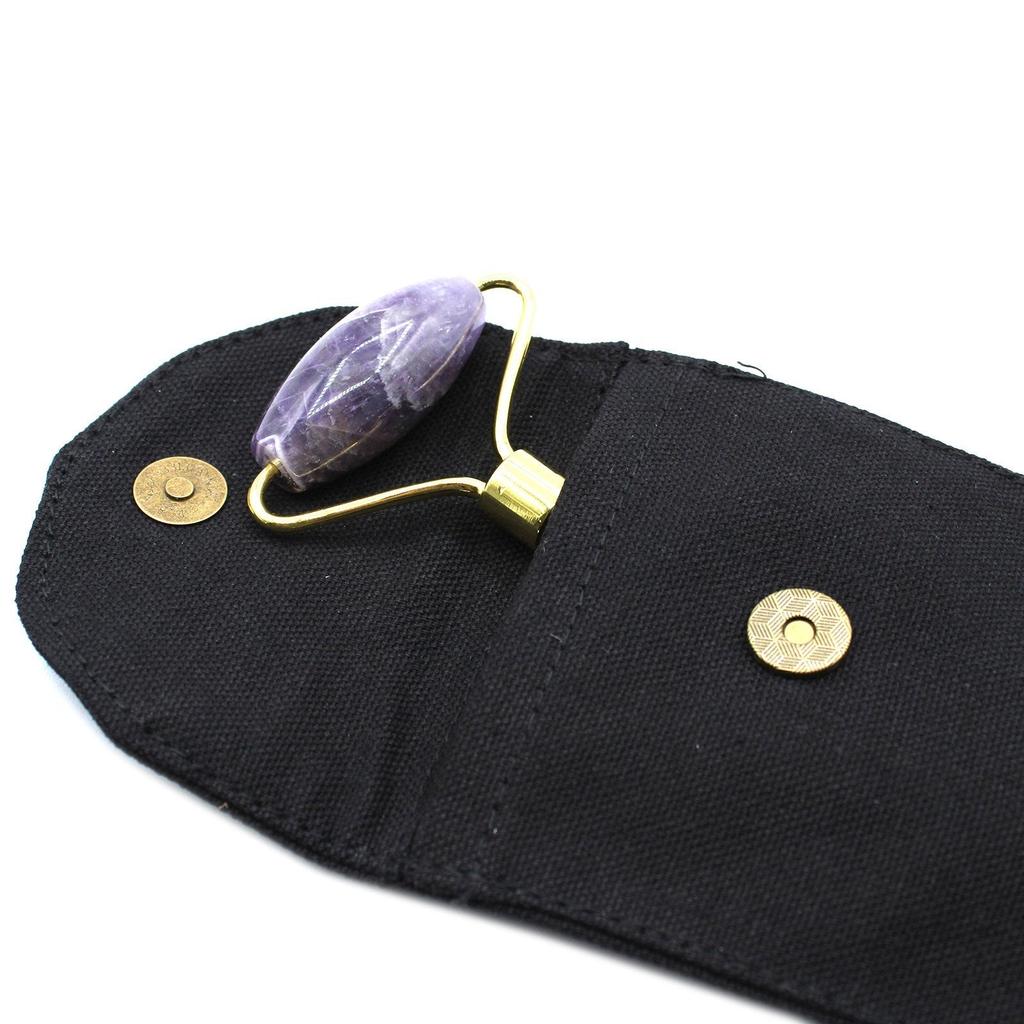 Amethyst Face Roller Double Ended Facial Massager