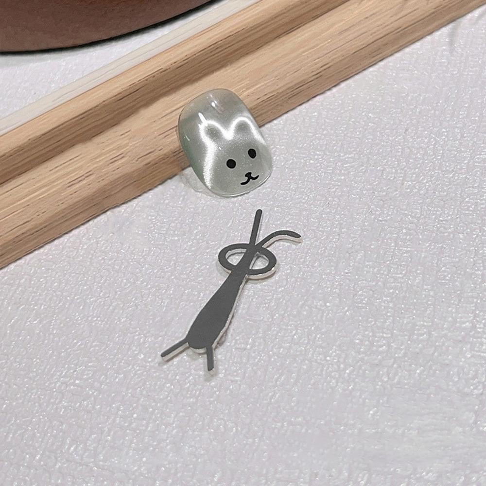 Iron Cat Eye Magnet for Nails Rabbit Shaped Guide Nail Magnet Line  for Nail Art Accessories