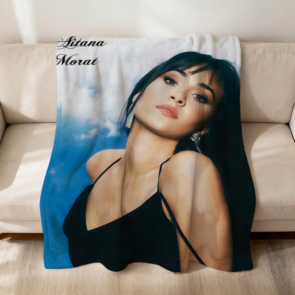 Singer A-Aitana Ocana Cuarto Azul Flannel Soft Warm Plush Blanket For Sofa Living Room Pet Hogar Bedroom Gift Home Car Portable