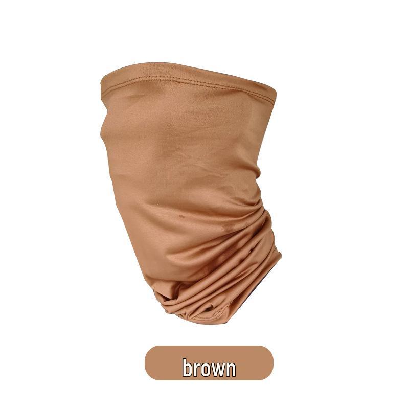 Bicycle Sunscreen Milk Silk Headscarf: Multi-Function Outdoors Face & Neck Cover for Cycling and Fishing