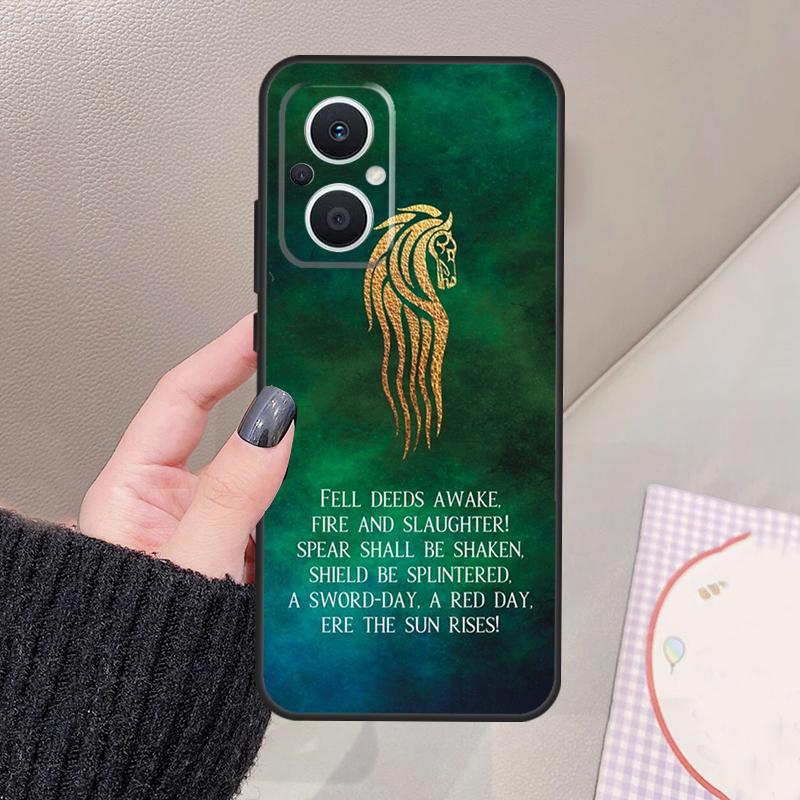 Rider of Rohan Funda For OPPO Reno 13 11 12 14 Pro 13F 14F 12F 11F 7 8 Lite OPPO Find X5 X6 X8 X9 Pro Case