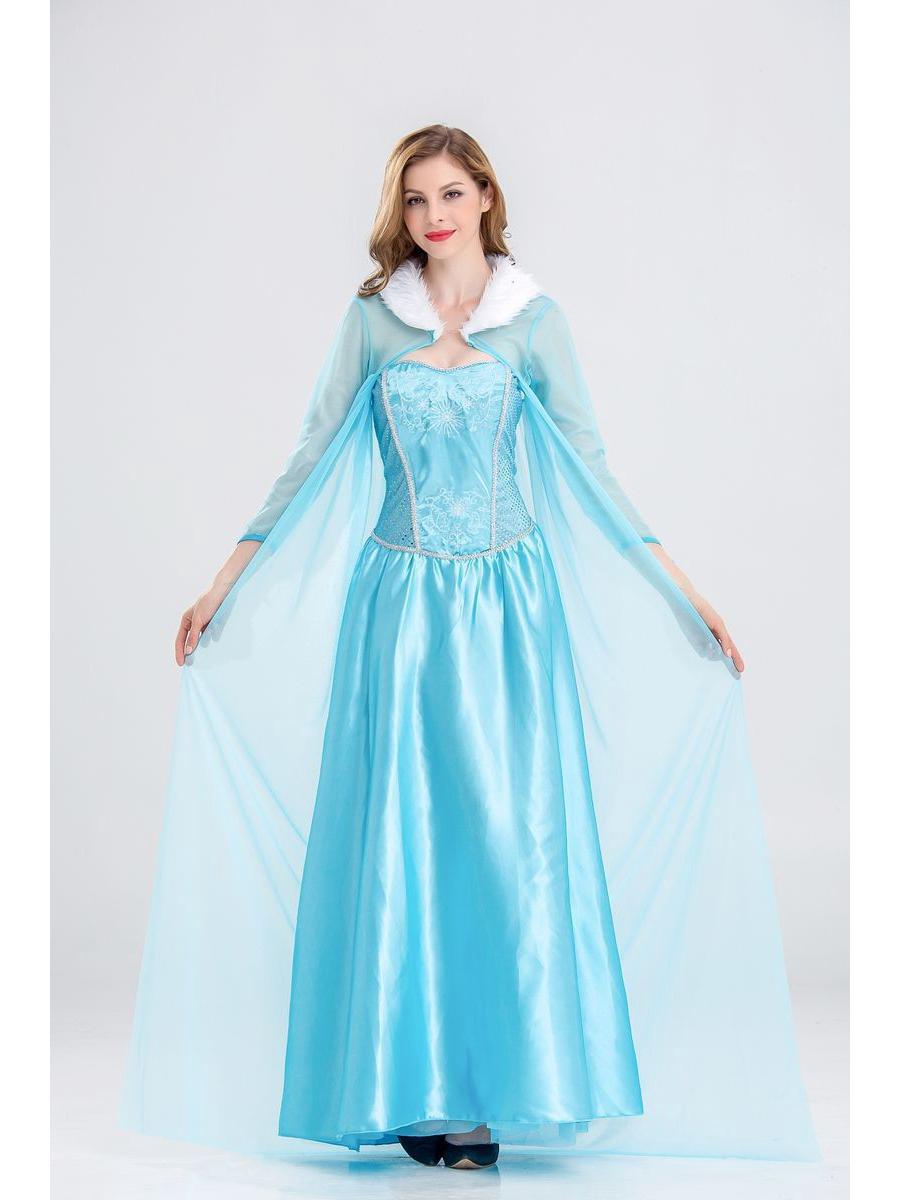 

Костюм принцессы из взрослой сказки - Золушка, Спящая красавица, платье в стиле Рапунцель для Хэллоуина или сценического выступления M