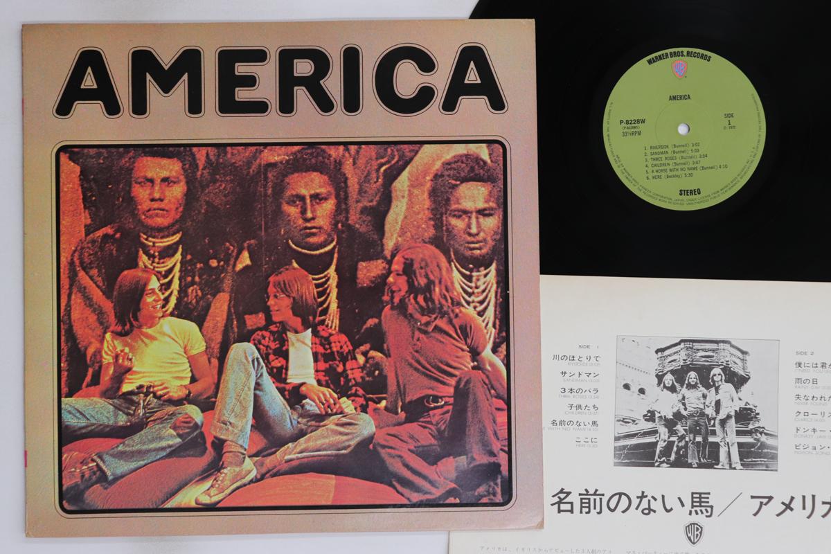 

LP Record AMERICA - America P8228W Warner Bros. 1972 Japan Rock Used
