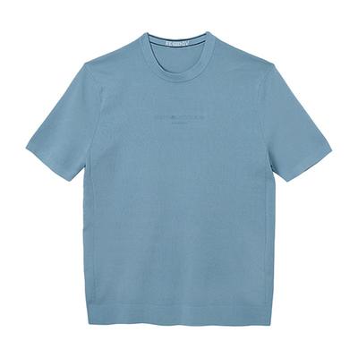 VICUTU Men's Business Casual Short-Sleeve Knit Top