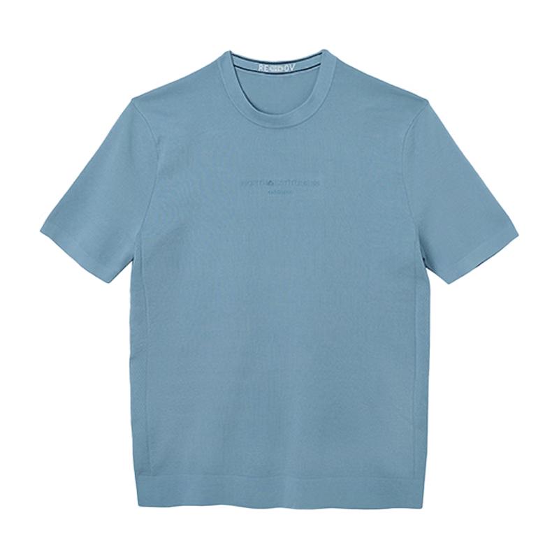 VICUTU Men's Business Casual Short-Sleeve Knit Top