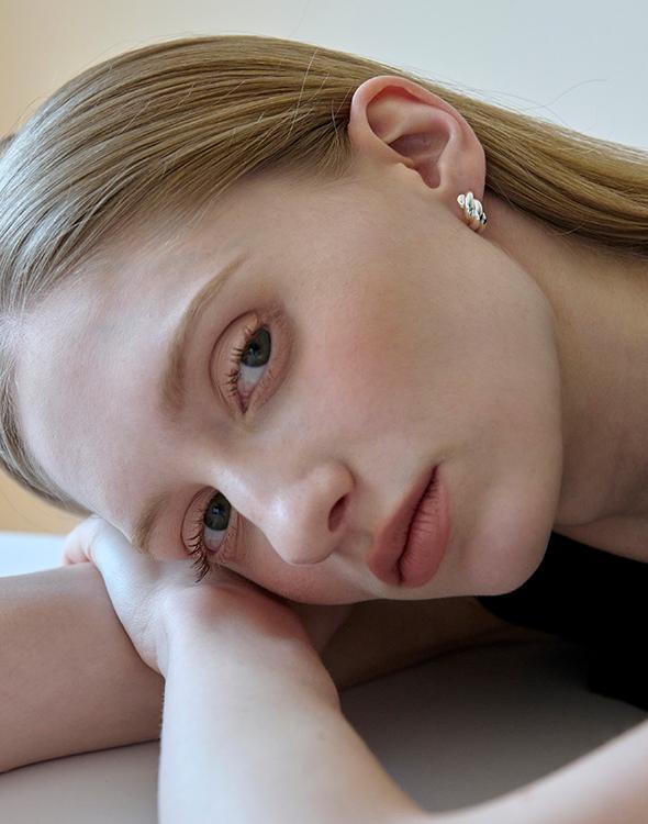 Attica Raw Intertwine Earrings / Ebs045