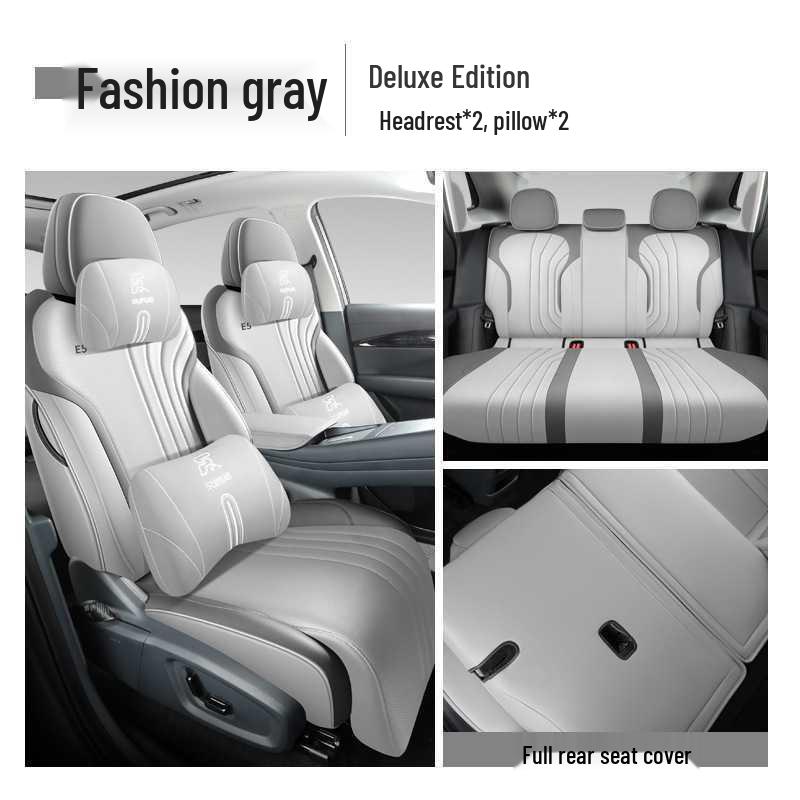 Galaxy E5 All-Season Universal Leather Seat Cover: Full Coverage, Breathable, Car Cushion