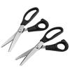 Handmade Big Wave Pattern Tailor Scissors for Non-Fraying Fabric