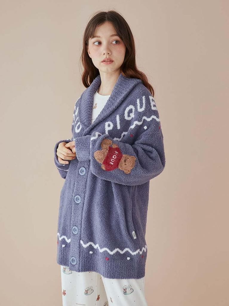 HOLIDAY UNISEX Nordic Shawl Cardigan PUNT245170 NVY [Gelato Pique]