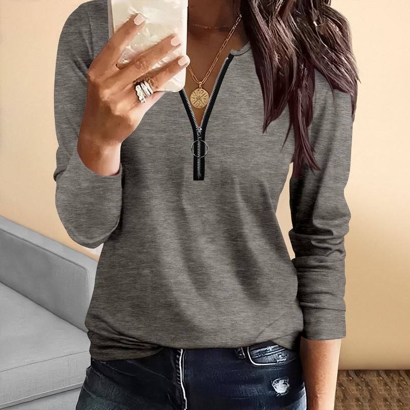 

Летняя новая мода 2025 женская повседневная футболка с длинным рукавом и принтом XL