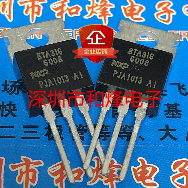 10pcs BTA316-600B New Import TO-220 600V 16A Three-Terminal Two-way Thyristor Electronic Components BTA316-600