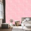 Wallpaper Stars Coral, Powder Pink and White for the Living Room and Bedroom 50x1000