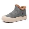 Ladies Winter Platform Snow Boots Anti Slip Warm Faux Fur Lining Ankle Booties Casual PU Leather Comfortable Fuzzy Walking Short Boots