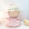 Baby Clothes Set with Hats Hair Accessories Soft Fabric Doll Wedding