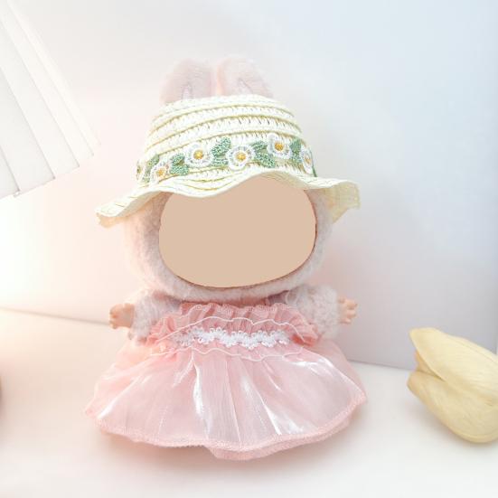 Baby Clothes Set with Hats Hair Accessories Soft Fabric Doll Wedding