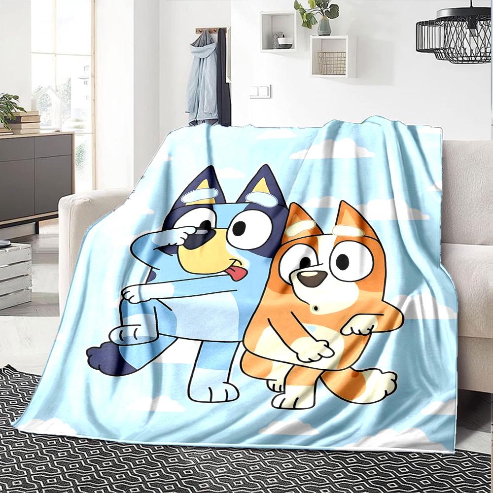 1 Stück B-Blucy Decke, Geschenk, für Männer und Frauen, Weiche Decke, Gut für Schlafsofa Couch Reisen, Leichte Flanelldecke