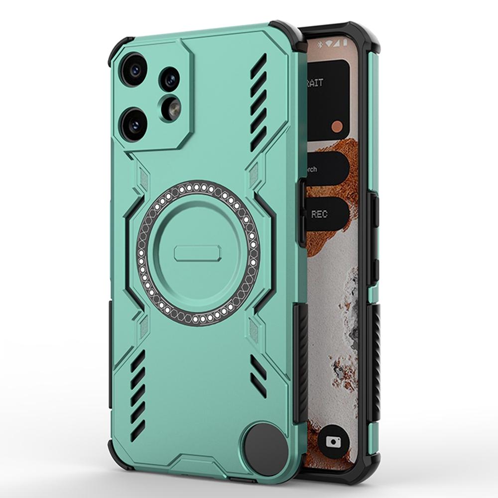 For Nothing CMF Phone 2 Pro Magnetic Case Butterfly Armor Hollow Heat Dissipation PC+TPU Phone Cover