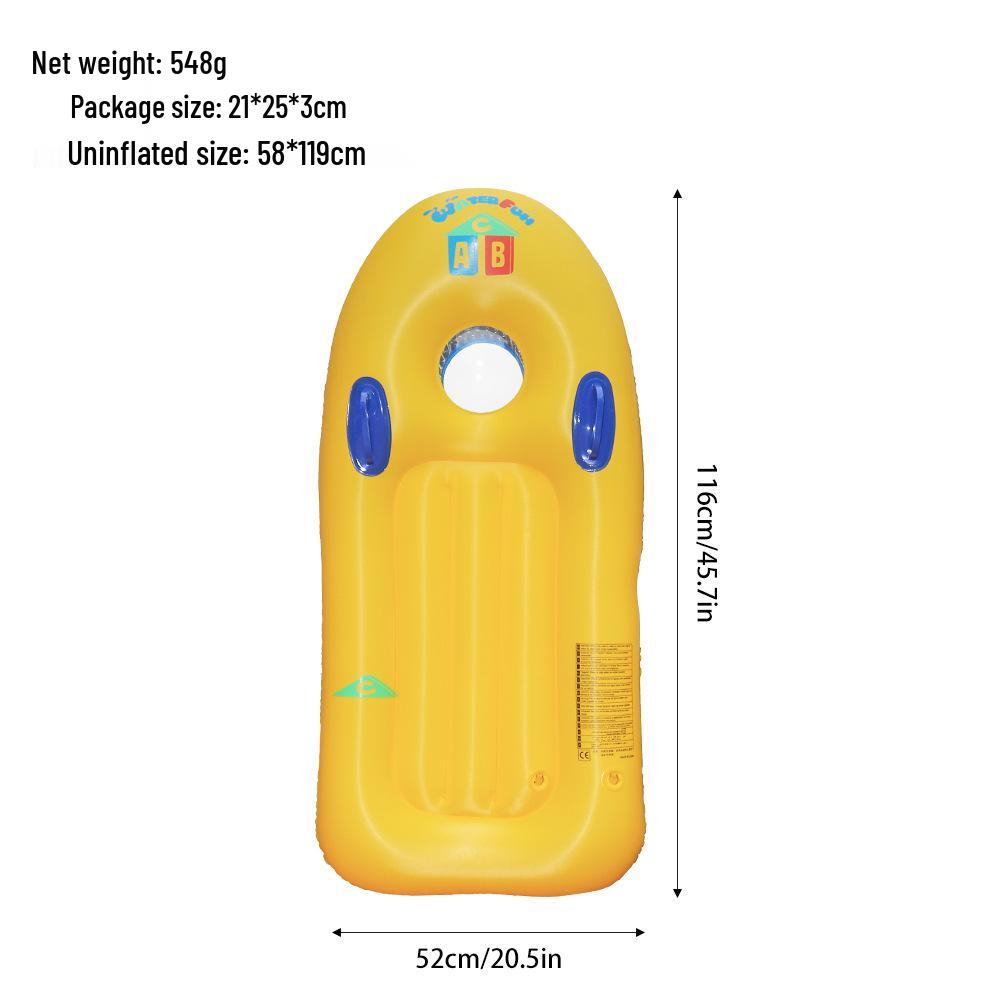 Children's Thickened PVC Inflatable Surfboard for Outdoor Water Activities