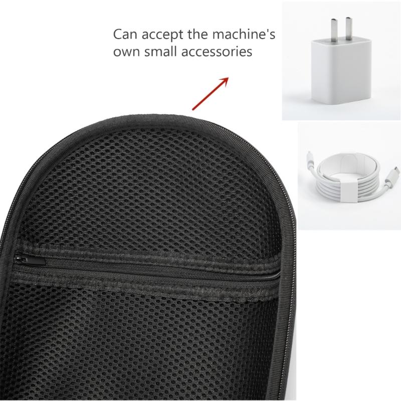 Small Traveling Box EVA Carrying Box for  4 VR Headset Box   Easy To Open Close Hard Carrying Holders