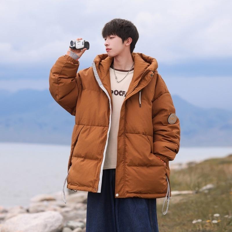 Winter New Youth Fashion Trend Casual Versatile Men and Women Thickened Warm Cold Down Jacket Warm