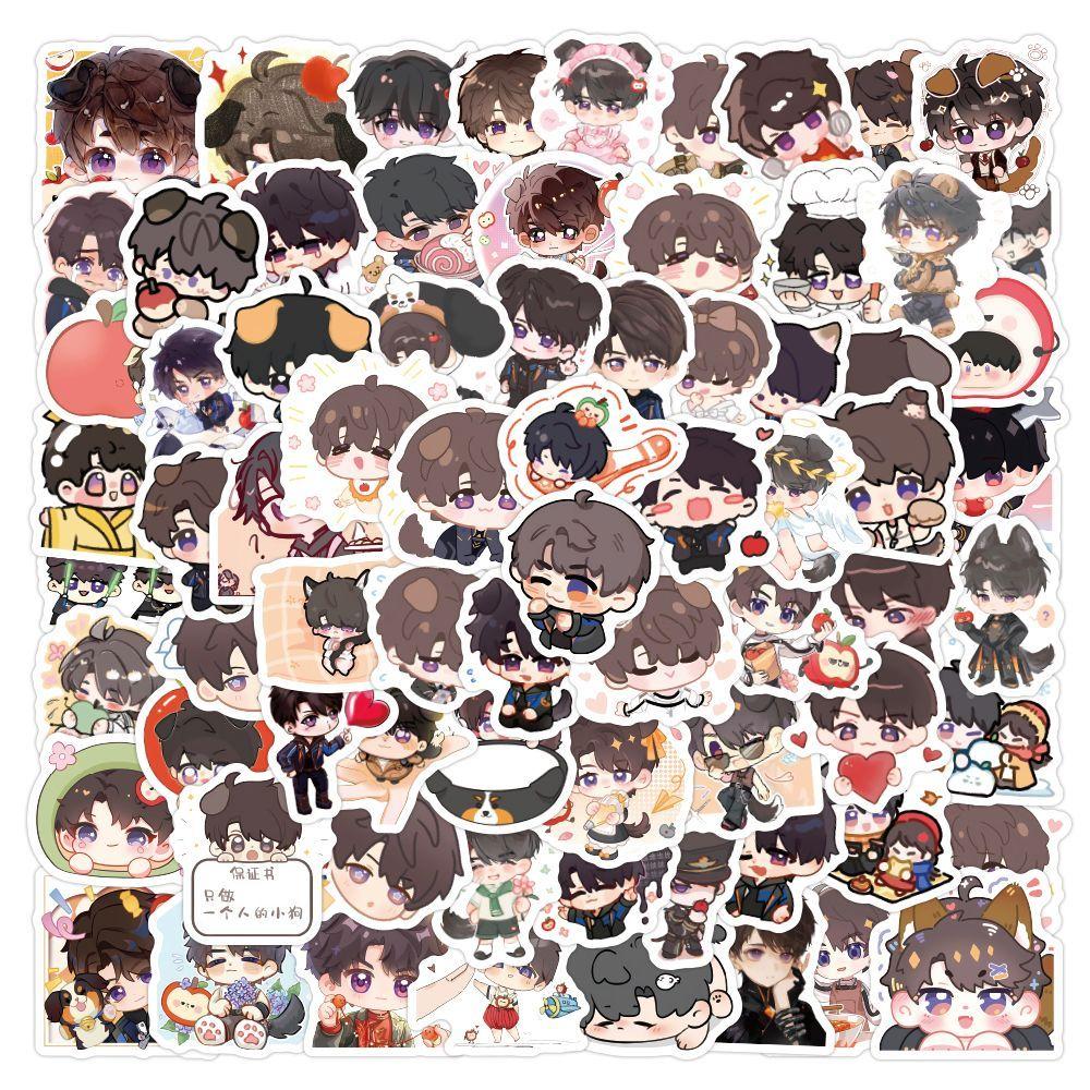 Hot Game Love and Deepspace Stickers Sylus Xavier Zayne Rafayel Caleb Cartoon Cosplay Character Stickers Decorate Prop Gifts