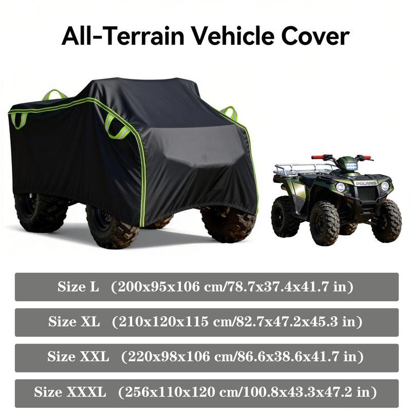 Quad Bike ATV Cover Universal Dust UV Protector for Motorcycle Scooter Kart Motorbike for Polaris Hisun Yamaha Can-Am CFMOTO