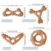 Bone-Like Shape Dog Teething Toy Natural Non-Toxic Imitation Bone Dog Toy  Small Dogs