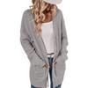 Fashionable Women's Long Knitted Sweater Cross-border  Winter Knitted Jacket