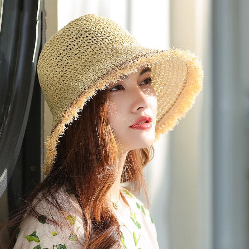 Chinese Straw Hat Panamas UV Protection 