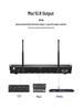 HuiDu U-9008 Pro Wireless FM Microphone for Meetings & Performances: Gooseneck Square Tube Design, Perfect for KTV