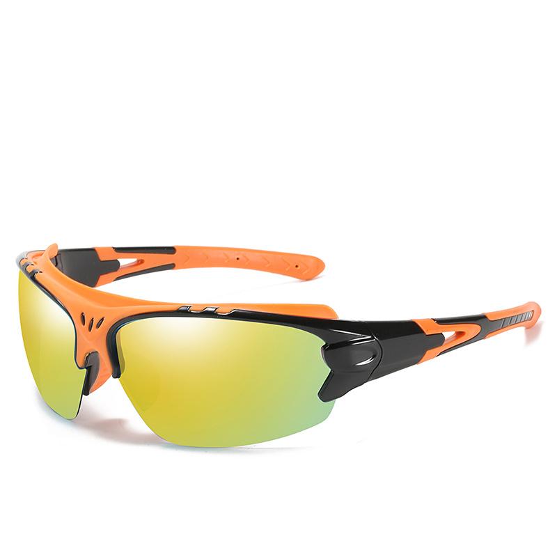 UV400 Protection Polarized Sports Sunglasses Windproof Unisex for Men Women Cycling Running Driving Fishing Goggles Shockproof