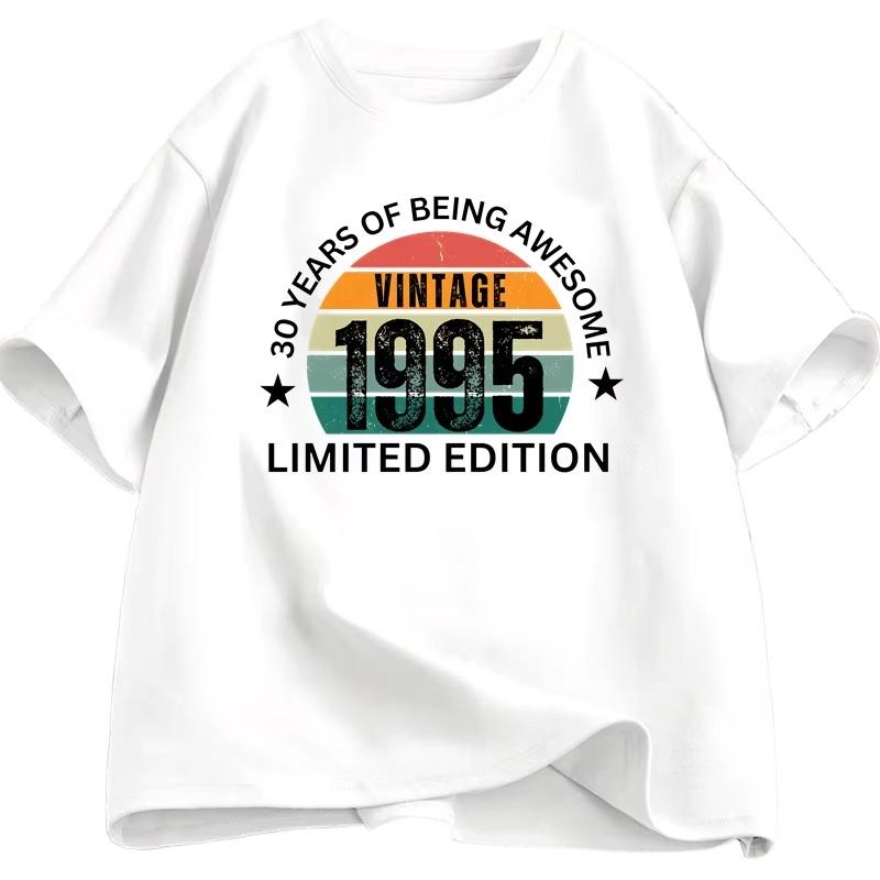 30th Birthday Gift Tshirt Made in 1995 Vintage Tee 30 Years Old Birthday Tshirt 1995 Birthday Gift for Men Women Clothes S