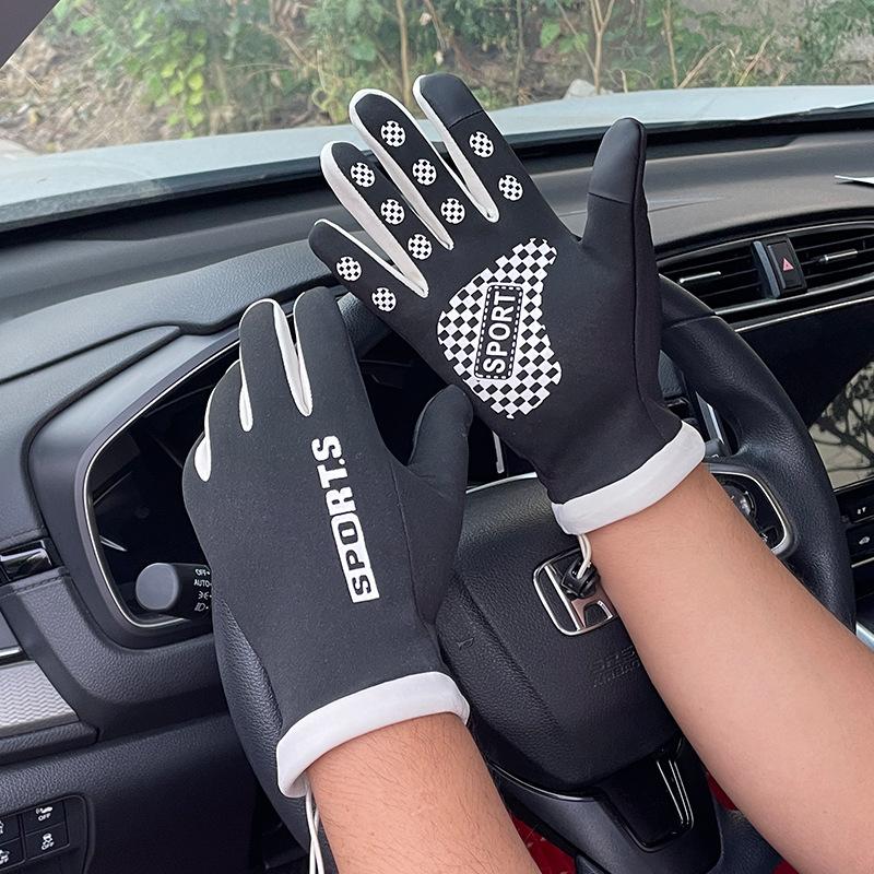 Ski gloves autumn and winter cycling men and women long fingers warm and cold-proof touch screen non-slip waterproof outdoor sports gloves