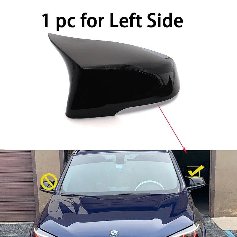 M5 Style Rearview Mirror Cover Cap Carbon Fiber / Black for BMW F44 F40 G29 X1 F48 F49 -2023 X2 F39 Toyota Supra -2023