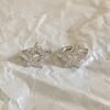 Star Zircon Yk Stud Earrings American Niche Design Sense Cold Retro Unique High-end Sense Women