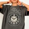 Lunar Timepiece Shirt Comfort Colors® Vintage Moon Phase Pocket Watch Tee Celestial Astronomy Dark Academia Mystical Magic Clock Art Witchy