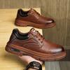 Fashion Men Casual Leather Shoes Spring Autumn Fashion Men's Platform Walk Oxfords Outdoor Shoes Fashion Sneakers Man Flats