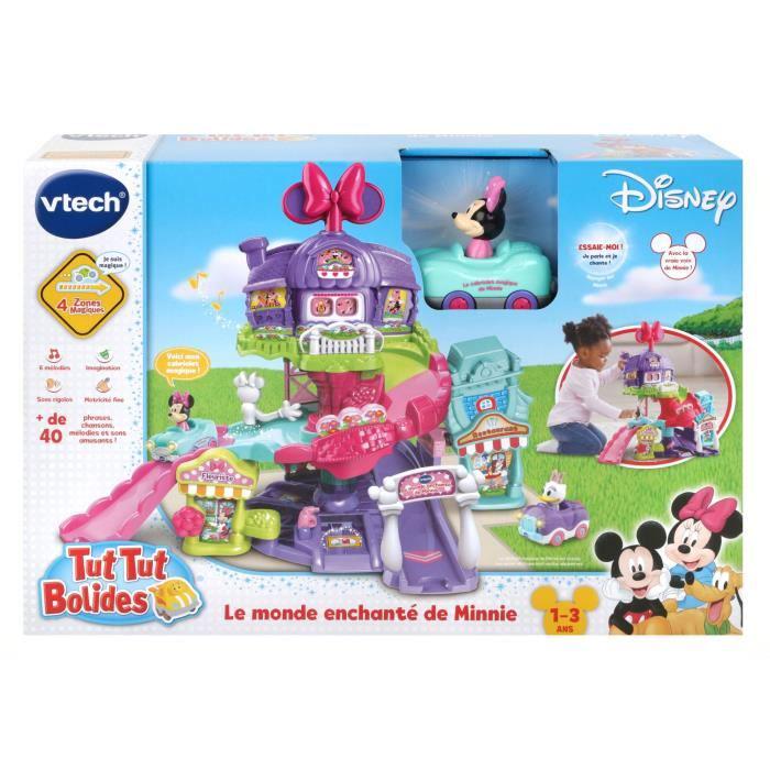 Vtech - tut tut bolides - le monde enchanté de minnie (+ cabriolet magique de minnie)