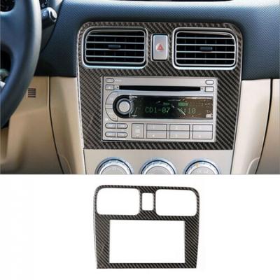 Carbon Fiber Interior Central Air Vent Cover Trim For Subaru Forester 2005-08