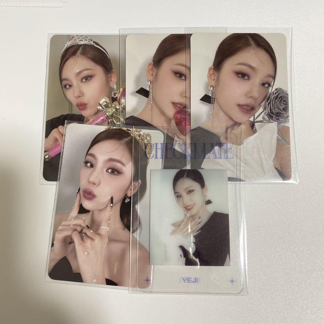 

[USED] Checkmate Yeji trading card ITZY