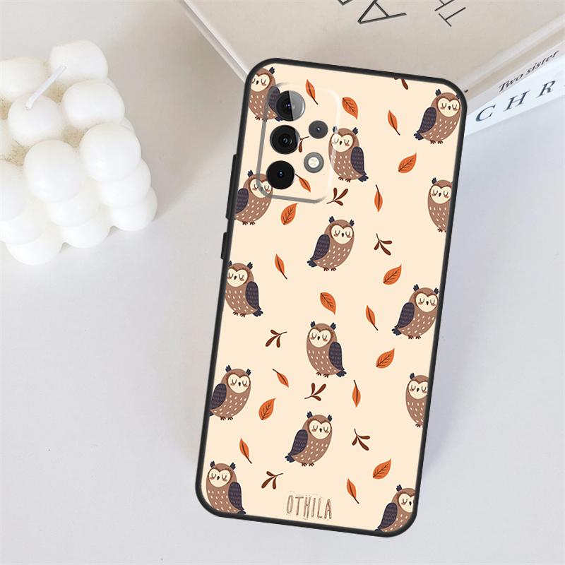 

Owl Pattern For Samsung Galaxy A53 A33 A55 A35 A15 A22 A32 A52 A54 A34 A14 A56 A36 A26 A16 A05 A06 Case Samsung A32 5G