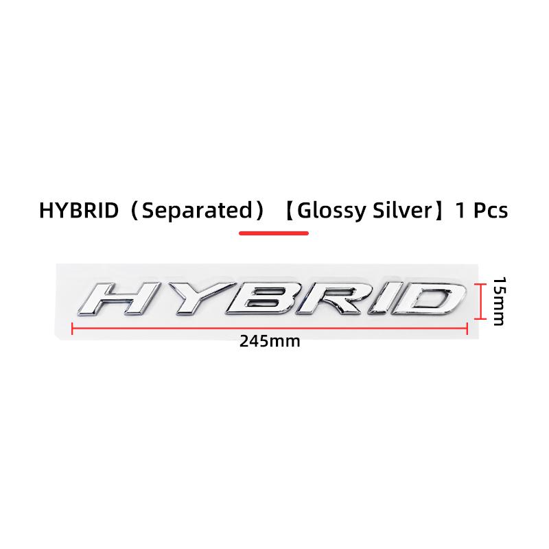 3D ABS Car Letter Logo Sticker Tail Bumper Badge Auto Rear Trunk Emblem Decals Accessories For Lexus SUPER SPORT HYBRID