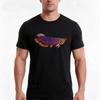 Arowana Fish Tshirt Summer Casual Cotton Tee Oversized Streetwear Tops Vintage Graphic Print Loose Fit Short Sleeve