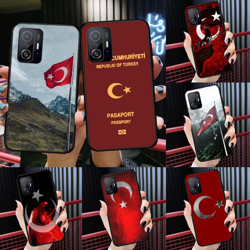 Cool Turkey Flag Case For Xiaomi POCO X7 X6 Pro X3 X5 M6 F3 F5 F6 Pro 11T 12T 13T 14T Pro 13 14 Ultra Cover